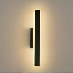 GENERICO - Aplique Lampara de Interior Black Led