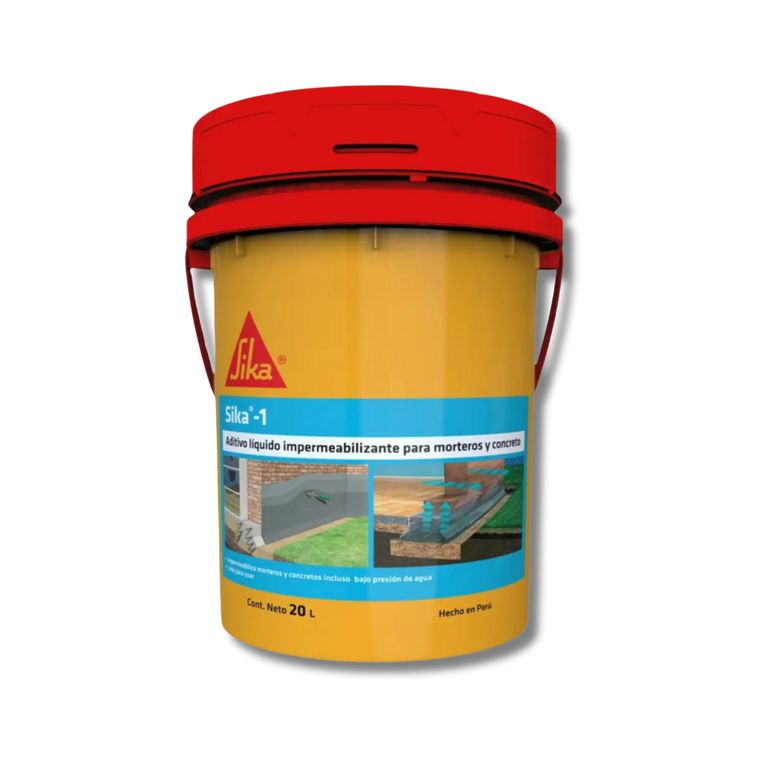 Impermeabilizante para concreto y mortero Sika-1 x 20L