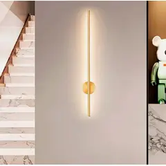 GENERICO - Aplique Lampara de Interior Gold Led