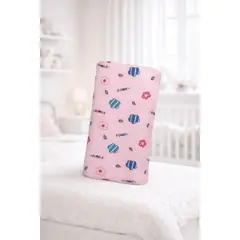 GENERICO - Almohada infantil rosada para niña viscoelastica