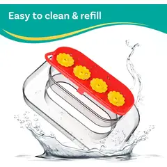 GENERICO - BEBEDERO PARA COLIBRI DE ACRÍLICO PARA VENTANA PARED