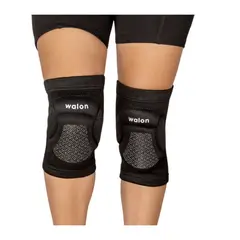 WALON - Rodilleras Voley Cúpula de Gel - Talla M-Negro