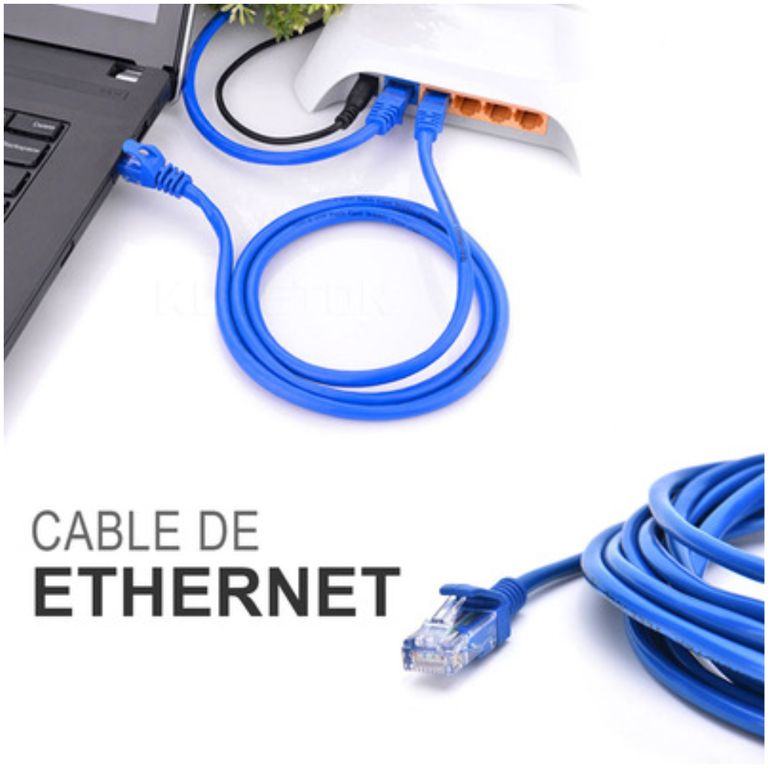 Cable de Red Ethernet RJ45 Alta Velocidad - 30 metros