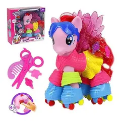 GENERICO - Pony Romatico Rosado con Accesorios Variados Para Niñas