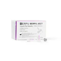 GENERICO - Aguja para Insulina BERPU 31 G X 5 MM CAJA 100 UND