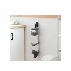 GENERICO - Dispensador Organizador de Bolsas Recicladas - Grande - Gris