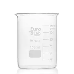 GENERICO - Vaso Precipitado Beaker de Vidrio de 150 ML