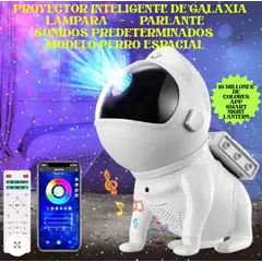 GENERICO - PARLANTE LÁMPARA PROYECTOR INTELIGENTE ADORNO 4 EN 1 PERRO ESPACIAL