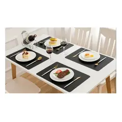 GENERICO - Individuales de 6 unid de calidad A1 NEGRO