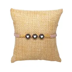 LUCYANA JOYAS Y ACCESORIOS - Pulsera para Mujer de hilo con Corazón - Joyas Lucyana