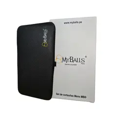 MY BALLS PERÚ - Set Cortaúñas Hombre My Balls® 15 Piezas Acero Inox Negro