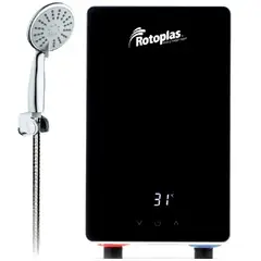 ROTOPLAS - Rapiducha Eléctrica New Compact 4500W Negro