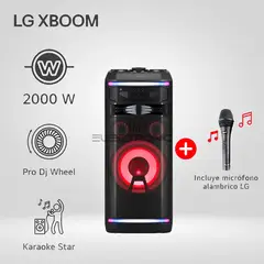 LG - Torre de sonido XBOOM OK99M 2000W Bluetooth Karaoke Star