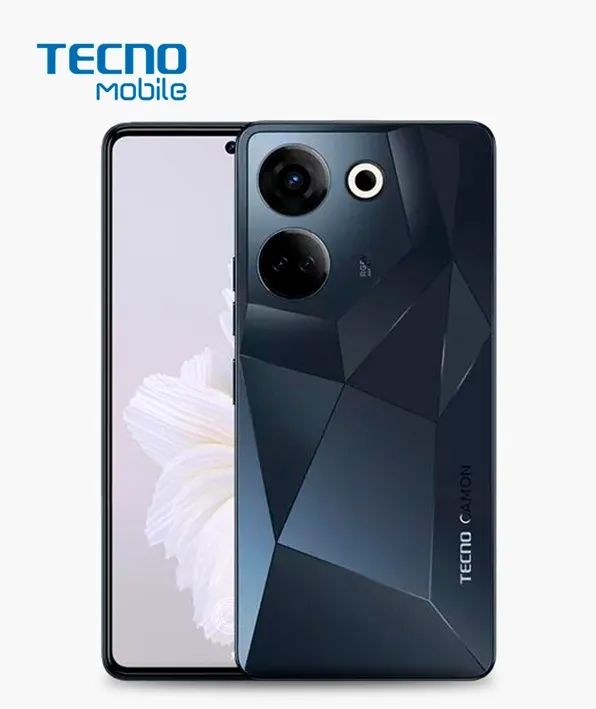 Smartphone Techno Camon 20 CK6n 256GB ROM 16GB RAM Batería 5000 mAh Predawn Black