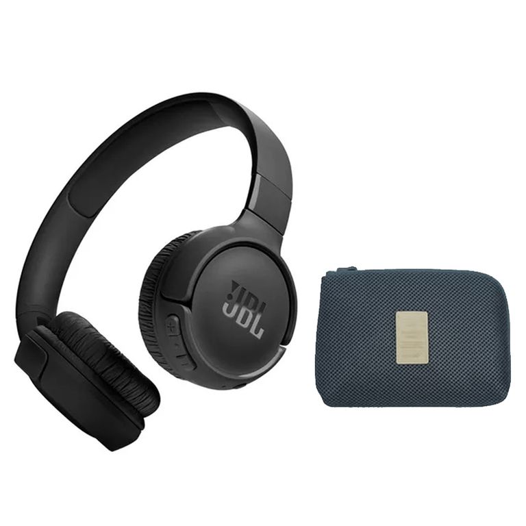 Audífono Inalámbrico Tipo Tune 520BT Bluetooth 53-Negro Y Estuche