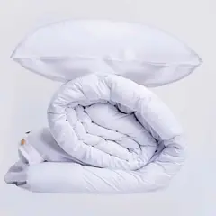 ISATEX HOME - Funda de Plumón de Bambú Blanco Queen