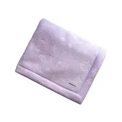 WAWA PIMA - MANTA DE INVIERNO LILA CARNERITO