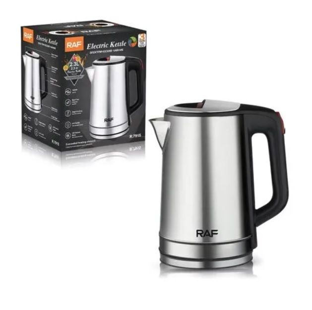 HERVIDOR DE AGUA DE ACERO INOXIDABLE CON SILBATO 1800W