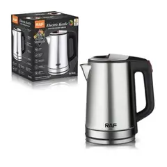 RAFF - HERVIDOR DE AGUA DE ACERO INOXIDABLE CON SILBATO 1800W