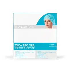 GENERICO - Tocas Descartables Celestes CAJA 100 UND