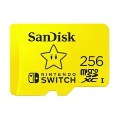 SANDISK - Memoria MICRO SD 256 GB NINTENDO SWITCH