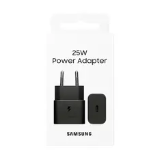 SAMSUNG - Cargador 25W Adaptador para S25 Ultra - Negro