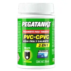 PEGATANKE - PEGAMENTO PARA TUBERIAS PVC-CPVC 240 ML
