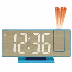 GENERICO - Reloj Digital de Escritorio con Proyección Temperatura y Humedad