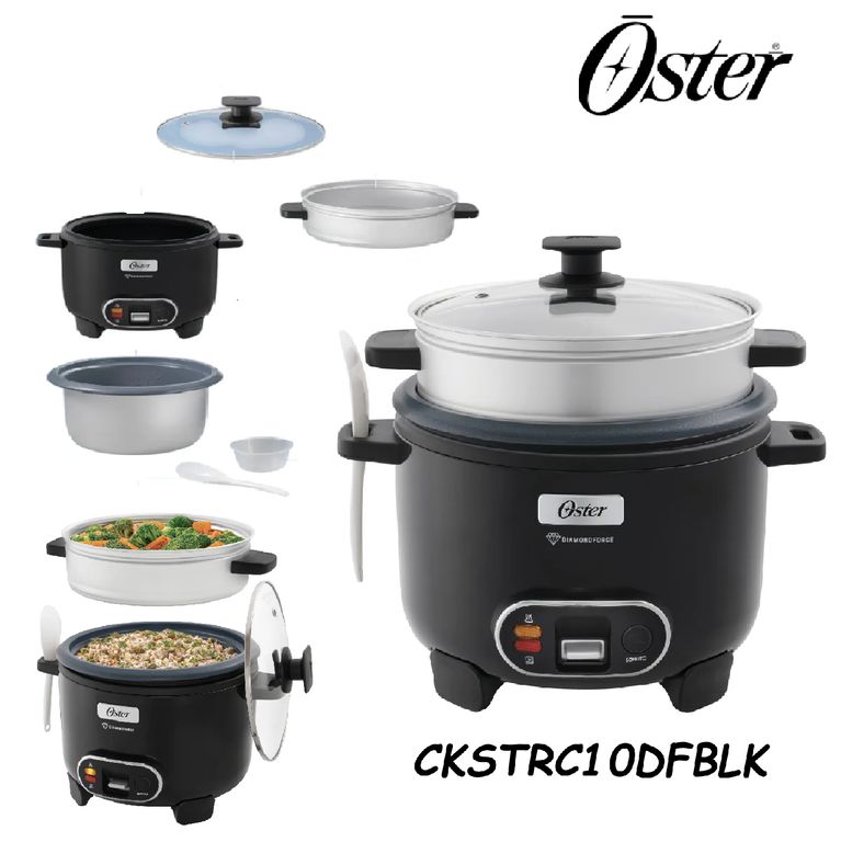 Nueva Olla Arrocera Antiadherente 3 en 1 CKSTRC10DFBLK