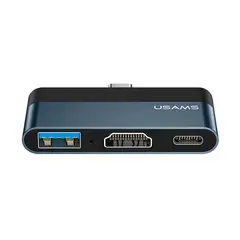 USAMS - Adaptador Type-C Mini HUB a Type-C + USB 3.0 + HDMI