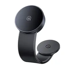 USAMS - Soporte auto para celular magnético Negro ZJ079