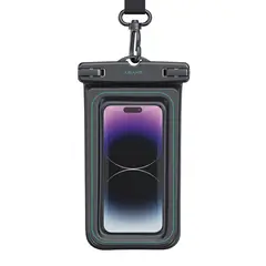 USAMS - Bolsa Waterproof con flotador 6.7 pulgadas Negro