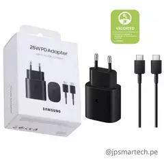SAMSUNG - Cargador 25W Original - Carga Rápida