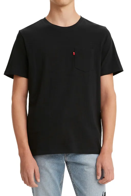 Polo Hombre Classic Pocket Tee Negro