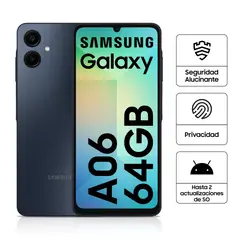 SAMSUNG - GALAXY A06 4GB RAM 64GB - NEGRO