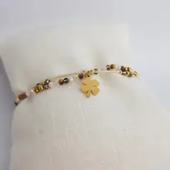 GENERICO - PULSERA BIANCA DOBLE