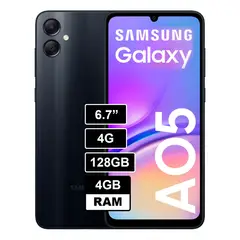 SAMSUNG - Celular Galaxy A05 128 GB 4 GB RAM NEGRO