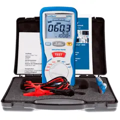 PEAKTECH - COMPROBADOR DE AISLAMIENTO 1252505001000 V 4000 MΩ - P-2695