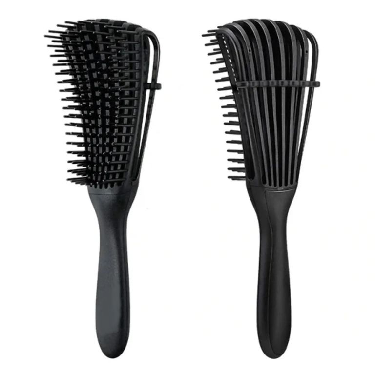 Peine Flexible Desenredante para Cabello Rizos Afro Color Aleatorio