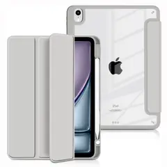 GENERICO - Funda Case Híbrido para iPad Air 11 Pulgadas M2 M3 (2024 - 2025) - Gris