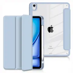 GENERICO - Funda Case Híbrido para iPad Air 11 Pulgadas M2 M3 (2024 - 2025)- Celeste