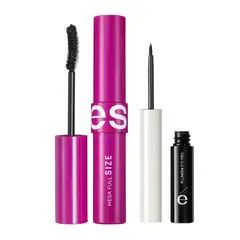 ESIKA - SET MASCARA MEGA FULL SIZE Y DELINEADOR EYE PRO PLUMON