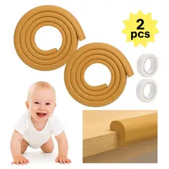 GENERICO - Protector de Esquinas y Bordes para Mesa Bebés – Seguridad Infantil 2 Rollos