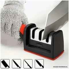 GENERICO - Afilador de Cuchillos para Cocina Tres Niveles