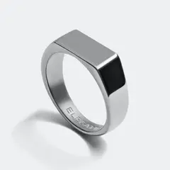 GENERICO - Anillo ELEGATTO Silver Signet Plateado