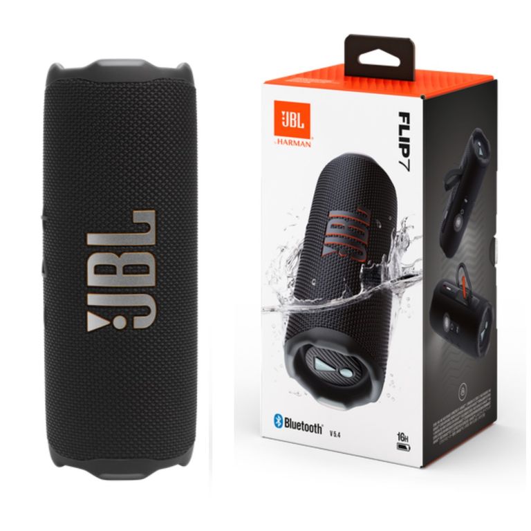 Parlante Bluetooth Flip 7 16H Extra Bass IP67 Negro