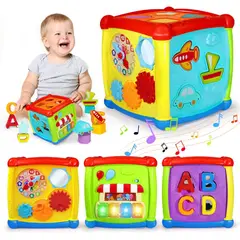 HUANGER - CUBO DIDACTICO MUSICAL 6 EN 1