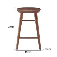 GENERICO - Banco Bar Maler de Madera Tornillo Pandora Home