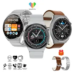 GENERICO - Smartwatch GT3 Max ChatGpt llamadas 3 Correas Intercambiables Gris