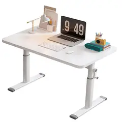 ANYHOGAR - Escritorio 120cm Altura Ajustable Manual Ergonómico Trabajo
